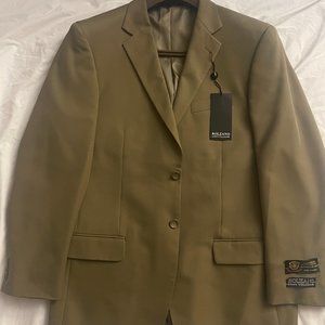 Bolzano Khaki 38R Suit Coat